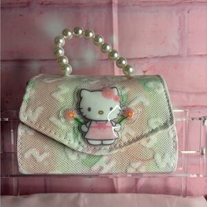 Hello Kitty Pastel Mini Bag with Pearl Handle